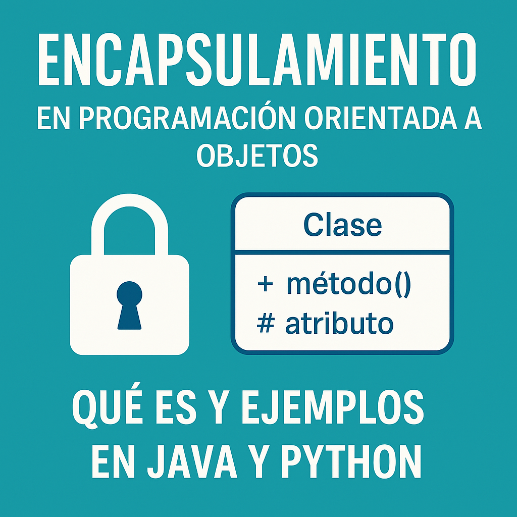 encapsulamiento en programación orientada a objetos